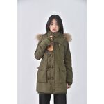 (S) sly mii itary質感連帽綠色外套二手衣, , large