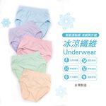 【AREXSPORT台灣製】P028 涼感內褲 中高腰 女內褲 無痕內褲 加大運動內褲 涼感三角內褲 涼爽吸排親膚高彈力, , large