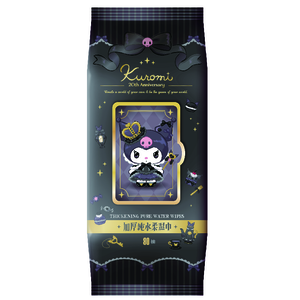 [寶富華]酷洛米20周年 加厚 純水柔濕巾80抽(3D壓花無紡布、不易掉屑)