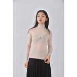 (S) cyuthia rowley質感高領粉色長袖上衣二手衣, , large