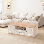 【唯熙傢俱】查理白橡色4尺大茶几, , large