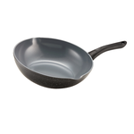 【Buffalo牛頭牌】小牛石英陶瓷不沾平圓炒鍋30cm(雙導角/不含PFOA,PFAS/塑化劑檢測通過/瓦斯爐.IH爐適用), , large