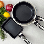 【SANSO LIFE】不鏽鋼不沾平底煎鍋 20cm, , large