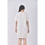 (L) feel room質感毛毛白色洋裝二手衣, , large