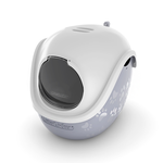 【倆寶貝精品館】Litter Genie 360°主子貓砂籃-灰色+上蓋(內已含專用砂鏟*1個), , large
