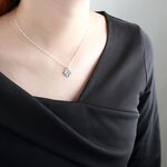 【Angel & Me】Heart lock Love you s925 sterling silver necklace birthday gift, , large