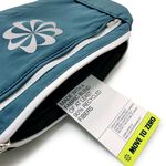 NIKE CHALLENGER腰包(大) 隨身包 休閒 慢跑 戶外運動 反光 雙層拉鍊 輕量 透氣 乾爽 舒適 藍綠 黑, 黑, large