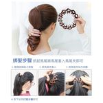 GS MALL 台灣製造 一組3入 魔術髮圈 髮圈 髮飾 大腸圈 造型髮圈 造型髮飾 髮帶, , large