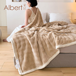 【Albert bedding】Rabbitblanket_Khaki, , large