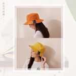 【現貨】素色雙面親子漁夫帽│素色雙面可戴/親子款/兒童漁夫帽/帽繩款/寶寶帽/台灣製/DR.WOW, , large