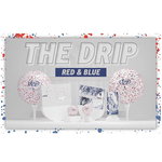 VICE PRO DRIP Golf Balls – 12-Pack | Red & Blue Splatter Edition, , large