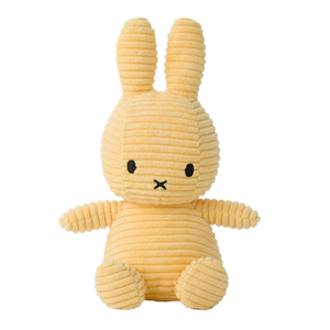 【Bon Ton Toys Miffy 米菲兔】ECO燈芯絨填充玩偶23cm #奶油黃