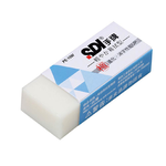 【SDI 手牌】輕感 易拭型 筆擦 44 x 17.5 x 10.5mm 橡皮擦 48入/盒 PE-10W, , large