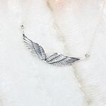 【Angel & Me】天使 飛翔 翅膀 Angel wing s925 純銀 項鍊 生日 情人節 禮物, , large