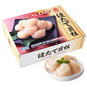 日本帆立貝柱 4S(每盒約1公斤,約51-60顆)因各地區供貨商不同，實際出貨包裝以出貨店庫存為準。