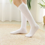 [Kaimei Cotton] Five pairs of MIT combed cotton below-the-knee mid-calf socks made in Taiwan, , large