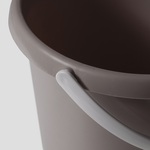 GINII基尼|質感加厚手提水桶 12L 香頌粉/塑膠水桶 圓型水桶 手提水桶 多用途水桶 泡腳 園藝 洗澡桶, 香頌粉, large