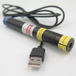 【禾統】可調焦定位器／藍光可調焦距／1組(紅光綠光藍光定位器 定位器 雷射光焦距可調整 木工裝潢工地裁布), , large