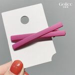【Gulicc 】古莉可 髮夾 韓國ins簡約磨砂 瀏海夾 ( 4入), , large