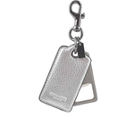 COACH Logo 吊牌及開瓶器造型吊飾/鑰匙圈/銀色, , large