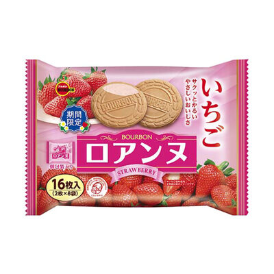北日本 法蘭酥威化餅草莓風味(家庭號) 113.6g