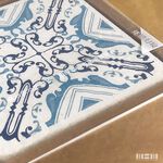 【MBM】迷戀幻境-MBM花磚珪藻土杯墊組(一盒5入), , large