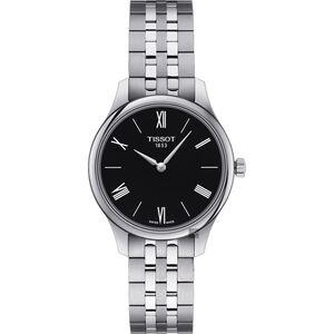 TISSOT天梭 Tradition 系列石英女錶-黑/31mm  T0632091105800