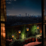 太陽能火焰燈(大款), , large