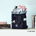 【YUNJOIN】TWILL-Stylish multifunctional lightweight backpack, , large