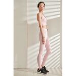 YOGA FLOW Dale Bra - 交錯層次短版上衣 - 甜杏粉 Baby Pink, , large
