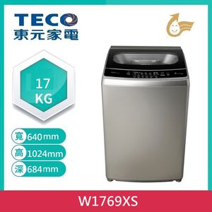 【TECO 東元】17公斤 變頻直立式洗衣機 W1769XS