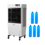 [春佰億] 水摩爾 久而久 冰晶 水冷扇 工業扇 525W 80L水箱 超大風量冰冷扇 贈冰晶罐5入 中空制冷 鋁合金馬達保固6年 商用工業用冰涼扇, , large