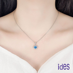 [ides愛蒂思] 歐風彩寶系列設計款項鍊手鍊耳環套組/璀璨幸運草, , large