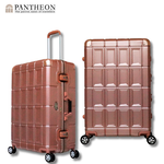 【PANTHEON PLAZA】展示品限量出清 PANTHEON 19 24 28吋 輕量鋁框 金屬膜絲行李箱 PTR-3300 兩色可選, , large