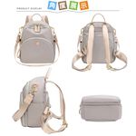 SPRING-簡約尼龍後背包休閒後背包3way小款後背包-多色, , large