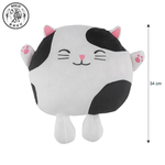 【SOLO歐洲家居】LCW Home 土耳其製 34cm 貓咪抱枕 可愛黑貓丸子貓 玩偶 布偶 娃娃, , large