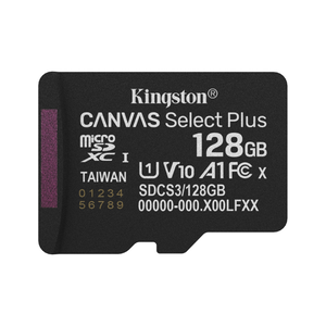 【Kingston】Canvas Select Plus 128G SDCS3 SDXC A1 U1 V10 UHS-I 記憶卡 讀取速度:150MB/s