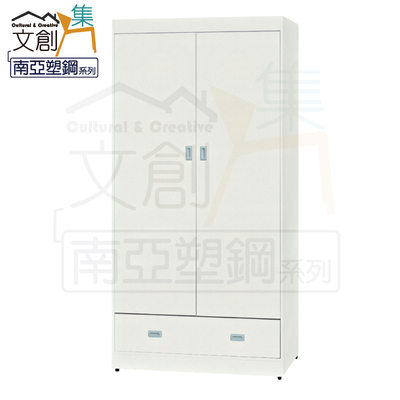 【文創集】賽波 環保3.1尺南亞塑鋼開門單抽高衣櫃/收納櫃(客約商品)