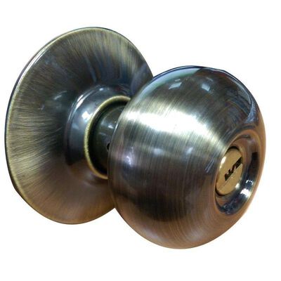 喇叭鎖 加安牌 C1800大套盤 卡巴鎖匙 房門鎖 青古銅 裝置距離60mm 門厚30-45mm