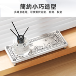 【上手家居】硅藻土洗漱墊 法式百合(吸水墊/珪藻土/硅藻土杯墊/硅藻杯墊/硅藻土墊/洗漱墊/肥皂墊/珪藻墊/吸水杯墊), , large