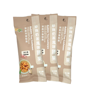 [萬鑫]Fungo芳菓珍珠奶茶風味腰果隨手包30g(6包組)