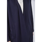 (M) net質感大衣藍色罩衫二手衣, , large