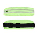 NIKE 運動腰包 3.0 隨身包 休閒 逛街 慢跑 戶外運動 簡約 反光 插扣 輕量 耐用 透氣 舒適 螢光綠 藍銀, , large