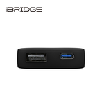 iBRIDGE GaN 65W Ultra-thin Rapid Power Supply-USB-A+Type-C-Black, , large