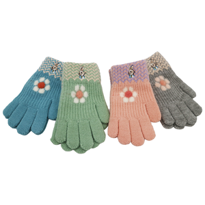 比得兔小花兒童刺繡手套-14.5cm-GL5632-2雙入