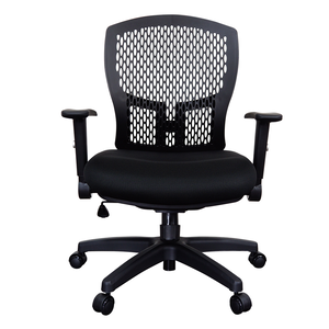 【H&R安室家】台製彈力人體工學護腰椅(電腦椅/辦公椅/升降椅/書桌椅