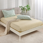 【Betrise】Let's Walk Together | Environmentally friendly printing and dyeing anti-mite and antibacterial 100% combed cotton dual-purpose quilt and bed sheet set - Large size, , large