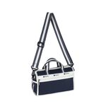 |快速出貨|Lesportsac MINI DUFFEL CROSSBODY 迷你筒狀肩背包 -滾邊深海藍, , large
