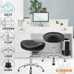 【G+居家】免組裝 人體工學舒適馬鞍升降辦公椅-固定腳墊(氣壓升降椅/旋轉椅/升降椅/高腳椅/醫師椅/美容椅/美甲椅), , large