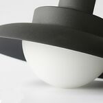 【H&R安室家】 20x13cm小款 LED北歐吊燈 ZA0108, 黑, large